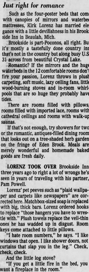 Brookside Inn - Hotel Frankfort - Jun 10 1984 Article (newer photo)